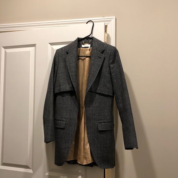 Chloe Long Wool Blazer - Picture 4 of 7